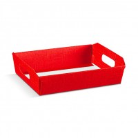 Hamper Tray Budget Medium Red (x30)  13627