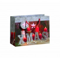 Christmas Gift Bags Premium Medium Christmas Candles 21055