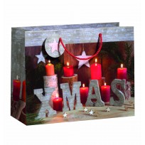 Christmas Gift Bags Premium Large Chistmas Candles 22055