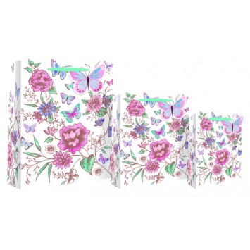 Perfume Gift Bags Floral Butterflies 24693-9