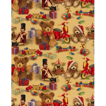 Counter Roll Christmas Kraft 265666