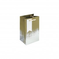 Gold Silver Distressed Perfume Bag x 12  35371-9C 