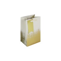 Cream Gold Distressed Perfume Bag x 12 35377-9C