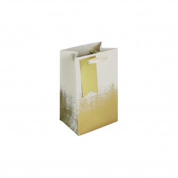 Cream Gold Distressed Perfume Bag x 12    35377-9C