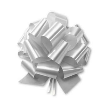 Pull Bows Metallic Silver 50mm (30) PB-M50S