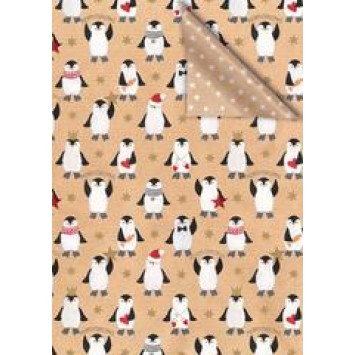 Counter Roll Christma Double-Sided Kraft 5906661
