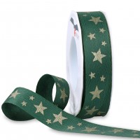 Ribbon Hunter Green with Stars New Life 9092520-035