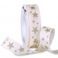 Ribbon Cream with Gold Stars New Life 9092520-104