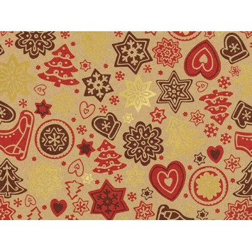 Counter Roll Christmas Kraft Recycled R27604J