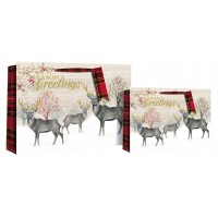 Shopper Stag Snow Scene  X-23202 (+ Sizes)